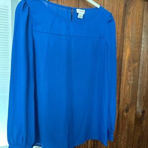 XXS Beautiful Royal Blue JCrew blouse.